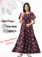 Buy Full Frock Model Nighties Online