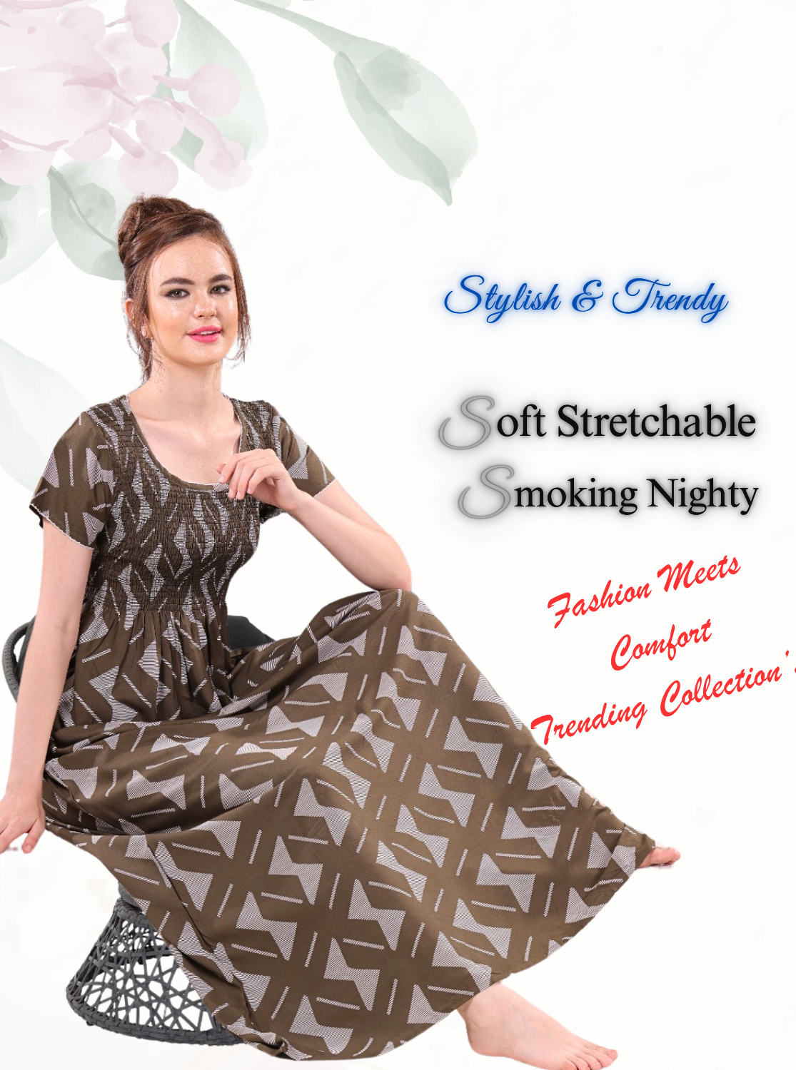 Stylish Nighty for Trendy Women's