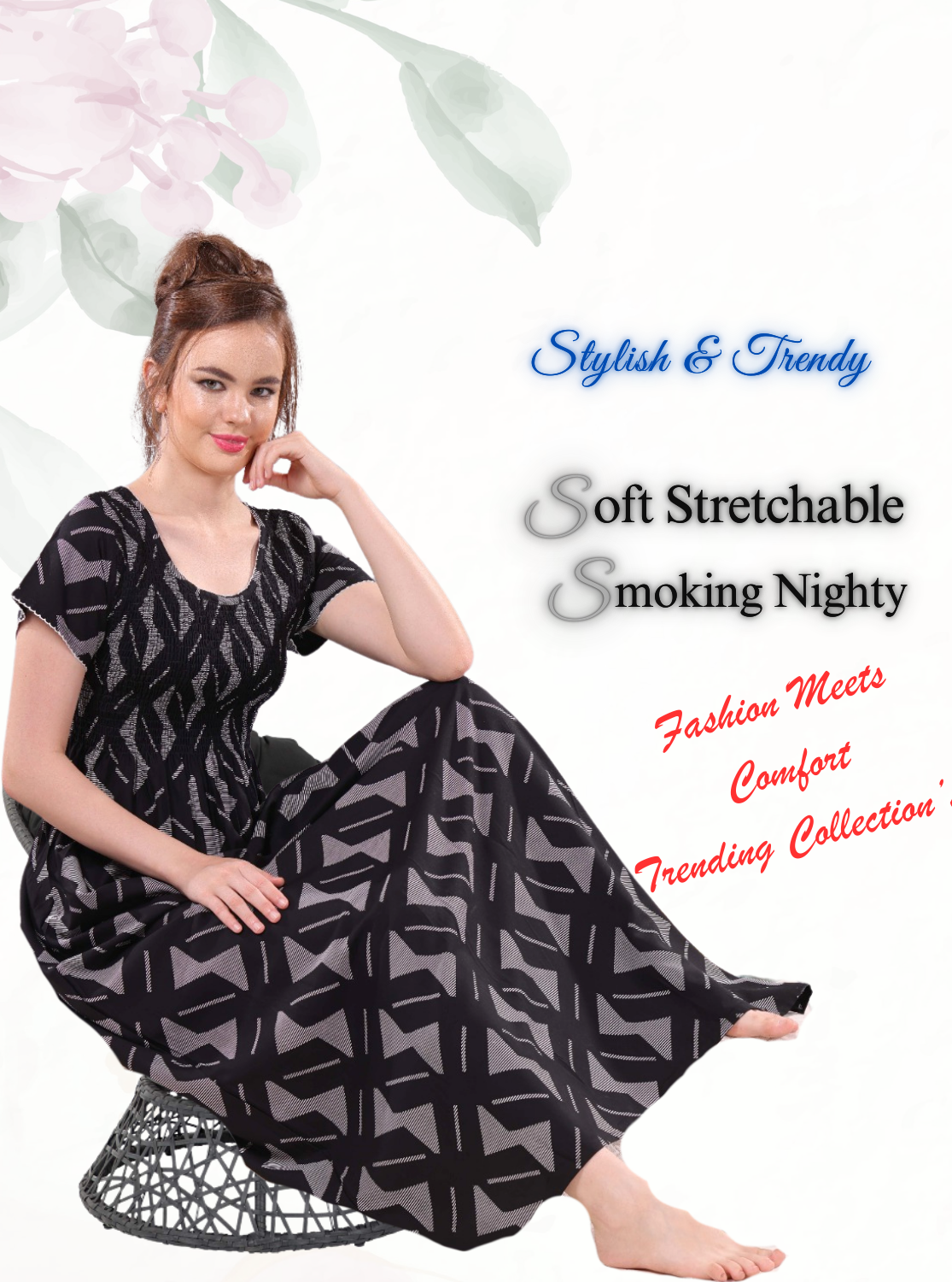 Stylish Nighty for Trendy Women's