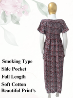 Premium Cotton Smokey Nighties