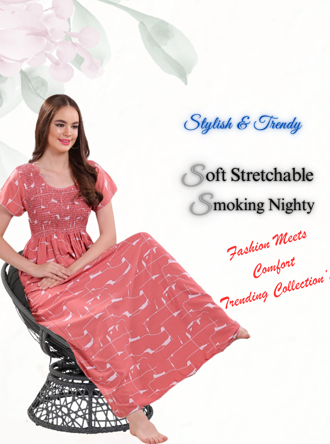 Stylish Nighty for Trendy Women