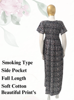 Premium Cotton Smokey Nighty