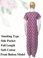 Cotton Printed Smokey Nighties Online