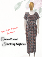 Premium Cotton Smokey Nighties