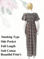 Premium Cotton Smokey Nighties Online