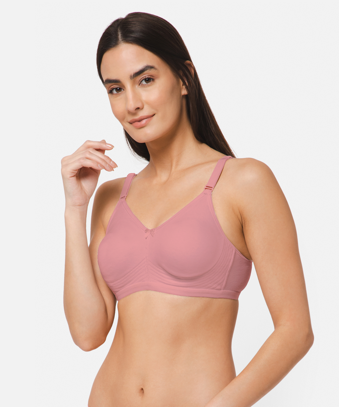 AUSM Willow - Padded Brassiere | Molded Cup for High Coverage | Soft Padded for Superior Comfort | Suitable for T-Shirt & Western Wear (WILLOW)