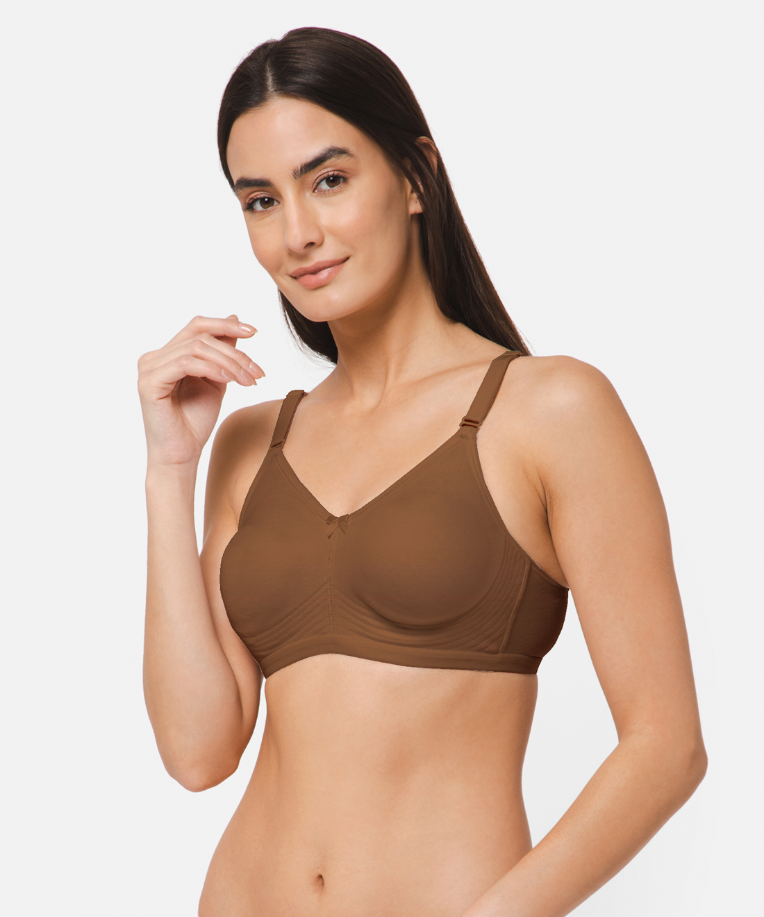 AUSM Willow - Padded Brassiere | Molded Cup for High Coverage | Soft Padded for Superior Comfort | Suitable for T-Shirt & Western Wear