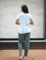 Ribbed Cotton Pyjama Set for Women & Girls with Pocket | Mangai Nighties