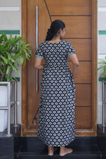 Cotton FROCK Model Casual Wear Nighties | Stylish Pleated Frock Style | Multipurpose Nighties | Pregnancy Wear | Pleated Model | Stylish Nighties for Stylish Women (MW)