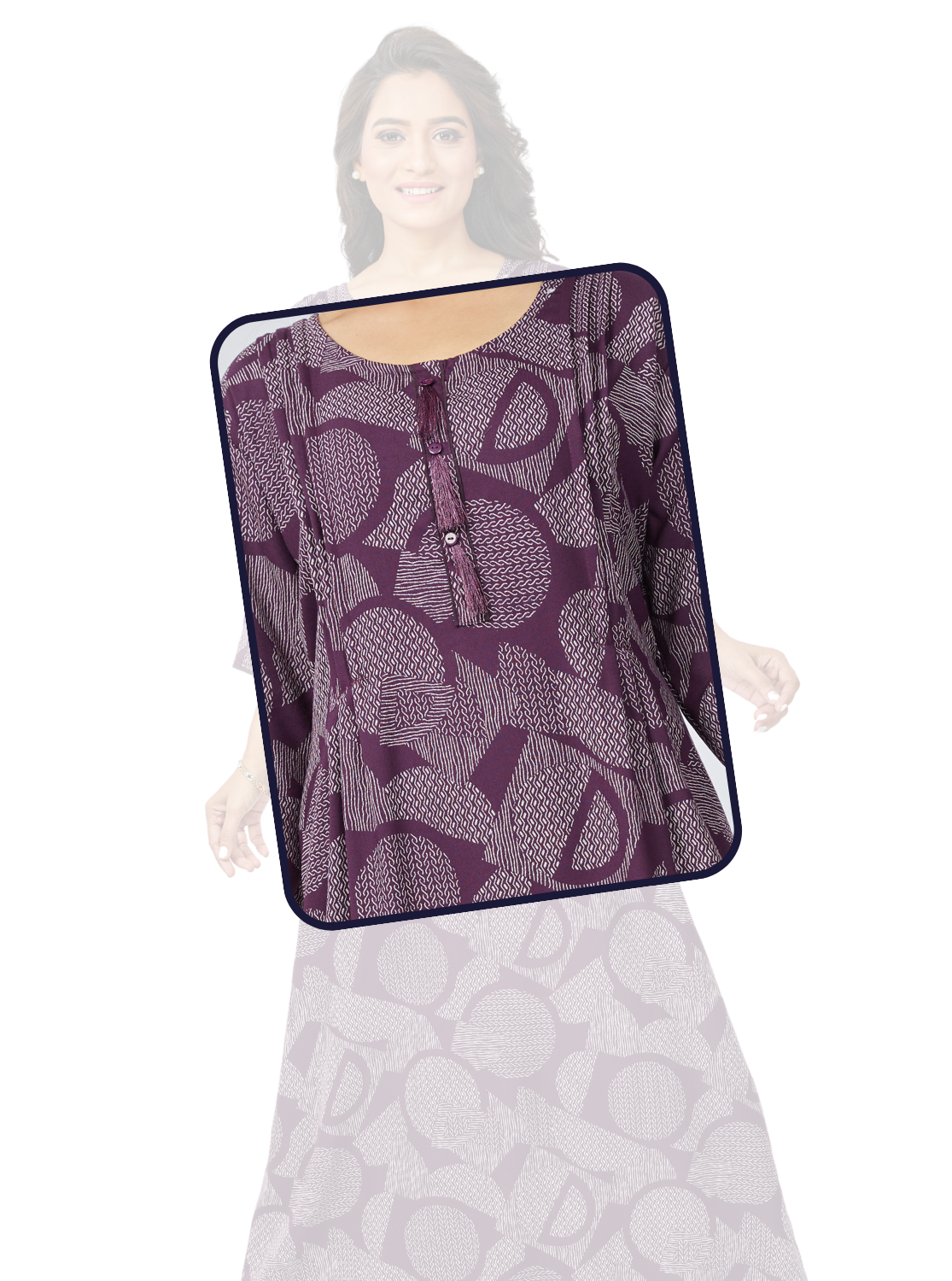 MANGAI Premium Alpine KURTI Style | Full Length KURTI Model Nighties | Side Pocket | Half Sleeve | Perfect Nightwear Collection's for Trendy Women's