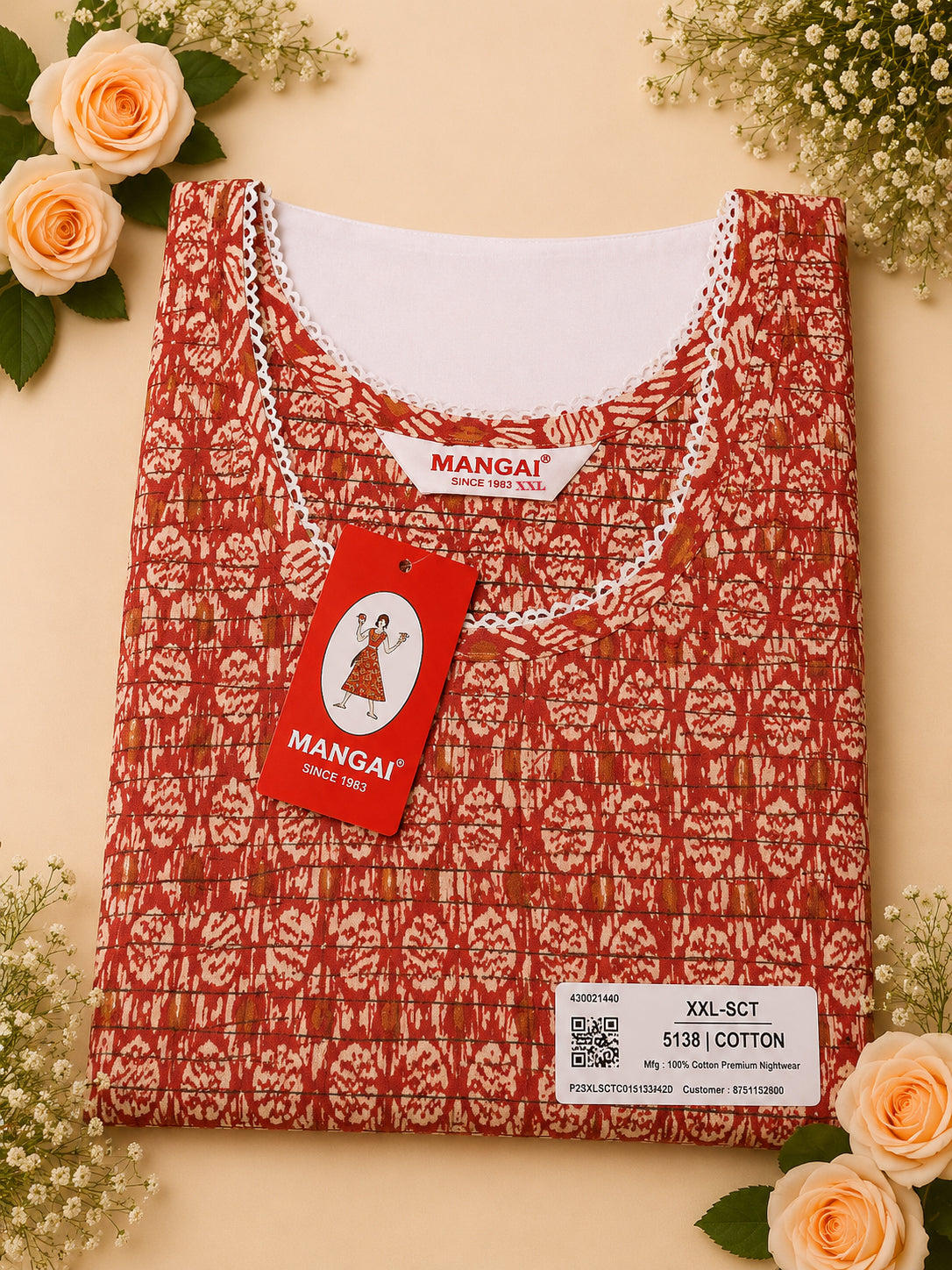 Soft Cotton Stretchable Smocking Nighties for New Arrivals | Daily Comforts & Light Weighted Elastic Nighties| Smocking Nightgown for Trendy Women's (SCT)