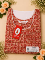 Soft Cotton Stretchable Smocking Nighties for New Arrivals | Daily Comforts & Light Weighted Elastic Nighties| Smocking Nightgown for Trendy Women's (SCT)