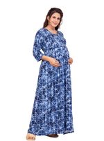 New ArrivalsONLY MINE Premium 4-IN-ONE Mom's Wear - Soft & Smooth Rayon | Maternity | Feeding | Long Frock | Casual Wear for Pregnancy Women's (4-IN-ONE-LFRK)