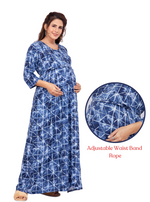 New ArrivalsONLY MINE Premium 4-IN-ONE Mom's Wear - Soft & Smooth Rayon | Maternity | Feeding | Long Frock | Casual Wear for Pregnancy Women's (4-IN-ONE-LFRK)