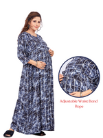 New ArrivalsONLY MINE Premium 4-IN-ONE Mom's Wear - Soft & Smooth Rayon | Maternity | Feeding | Long Frock | Casual Wear for Pregnancy Women's (4-IN-ONE-LFRK)