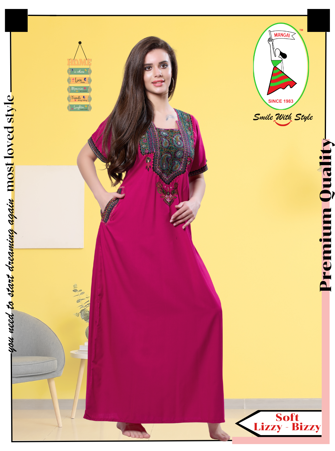 Buy KARACHI Embroidery Nighties Online