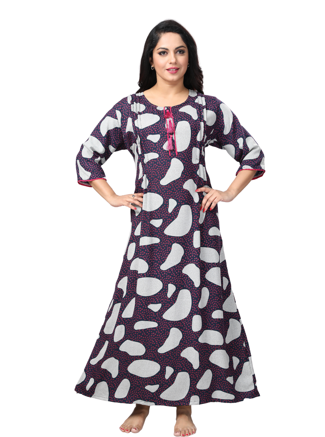 StylishMANGAI Alpine KURTI Style | Beautiful Stylish KURTI Model | Side Pocket | 3/4 Sleeve | Perfect Nightwear Collection's for Trendy Women's