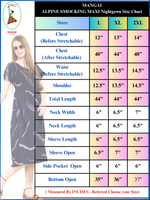 New Stylish Alpine Smocking Maxi Frock Model Nightgown for trendy Women's & Teenage Girl's (ASM)