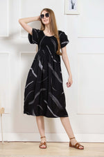 New Stylish Alpine Smocking Maxi Frock Model Nightgown for trendy Women's & Teenage Girl's (ASM)
