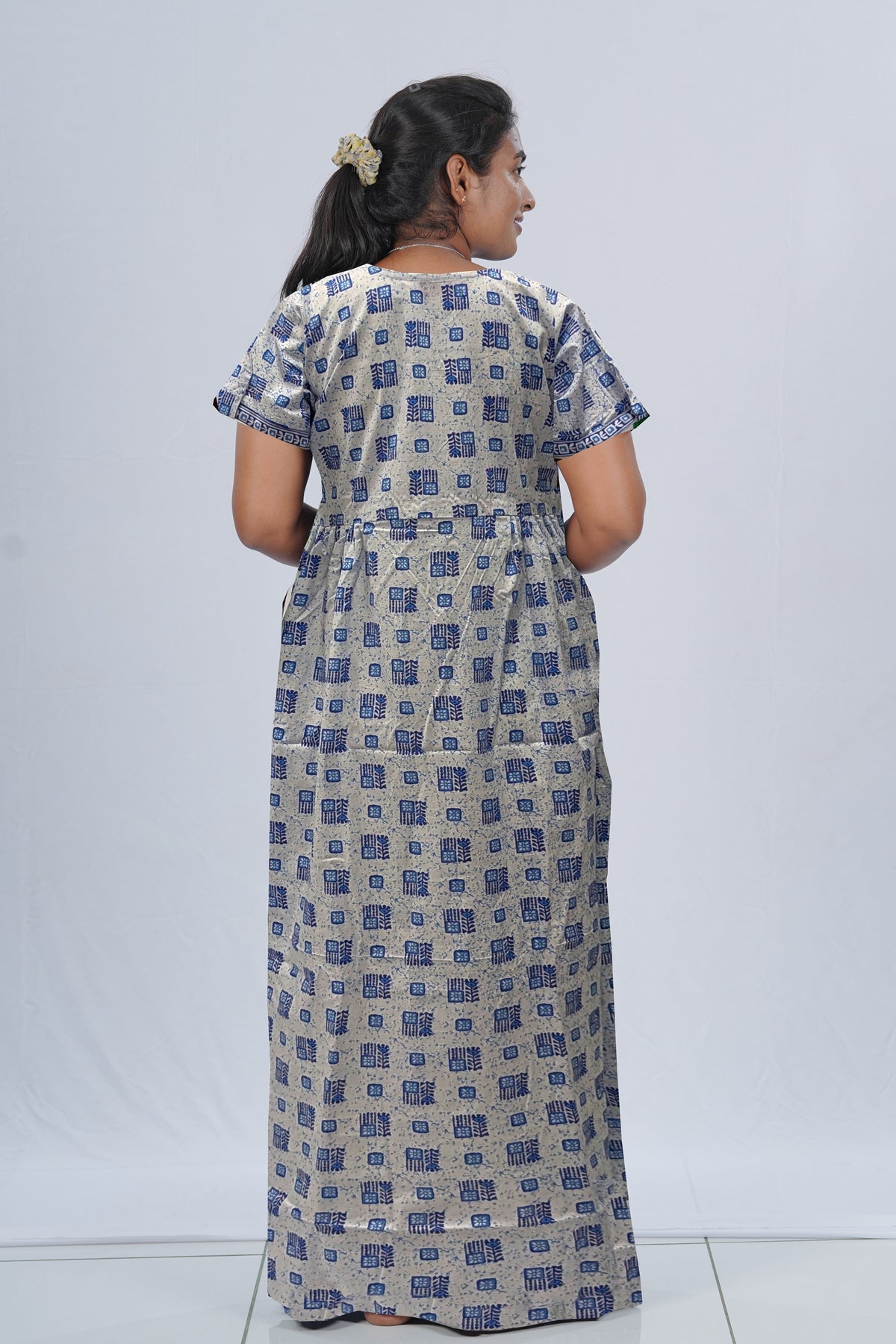 MANGAI Premium Casual Wear Cotton FROCK Model Nighties | Stylish Pleated Frock Style | Multipurpose Nighties | Casual & Pregnancy Wear | Pleated Model | Stylish Nighties for Stylish Women (MW)