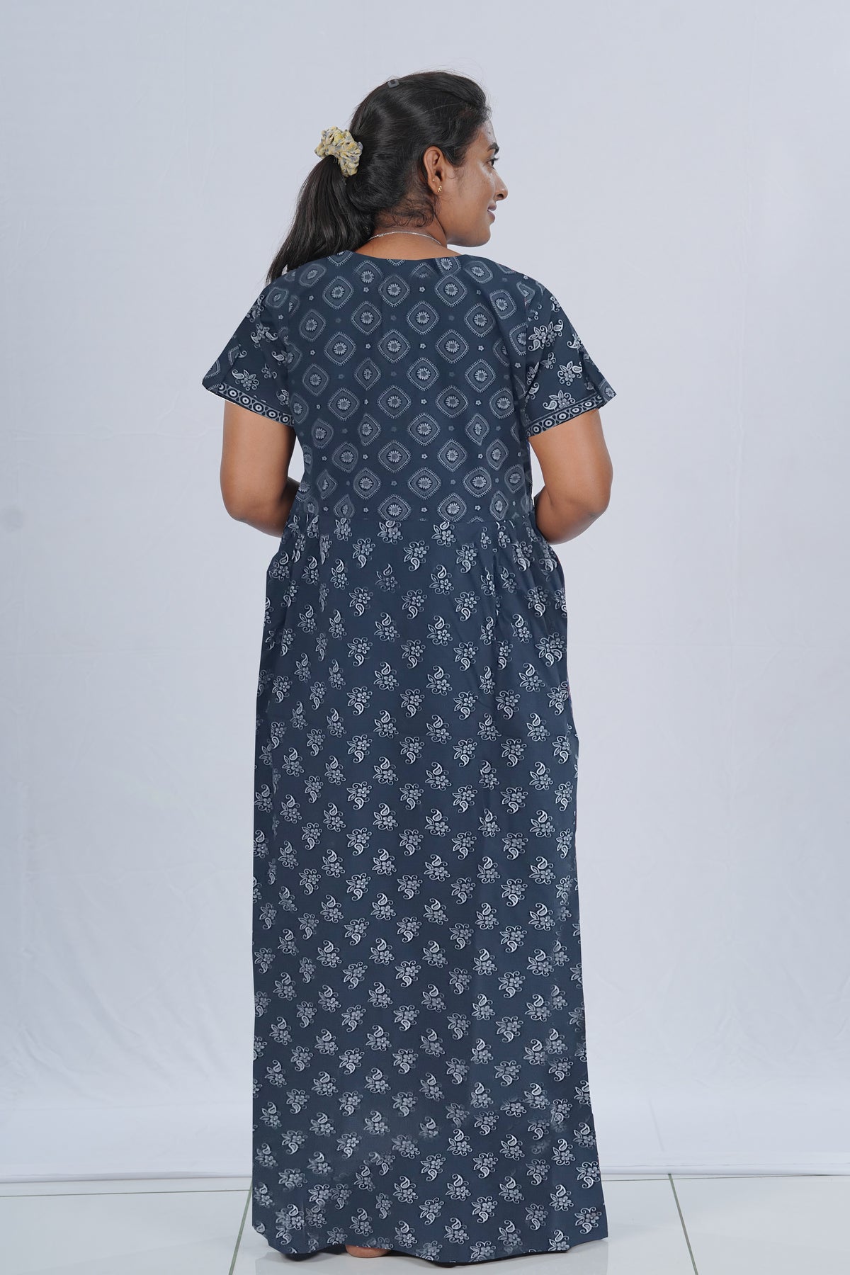 MANGAI Premium Casual Wear Cotton FROCK Model Nighties | Stylish Pleated Frock Style | Multipurpose Nighties | Casual & Pregnancy Wear | Pleated Model | Stylish Nighties for Stylish Women (MW)