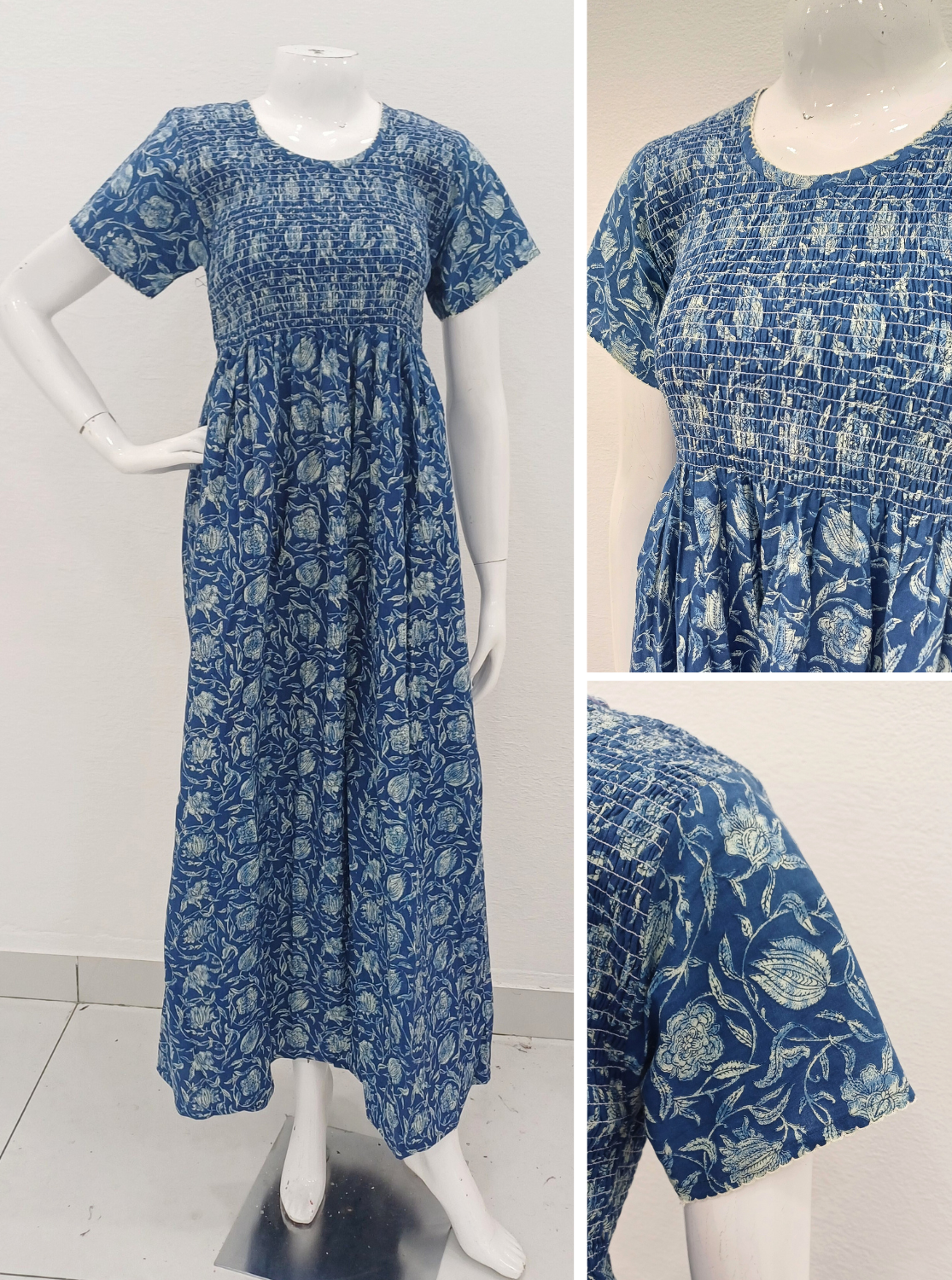 Cotton Printed Smokey Nighties Online