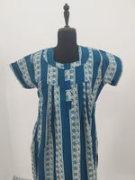 Cotton Printed Pleated Nighties Online