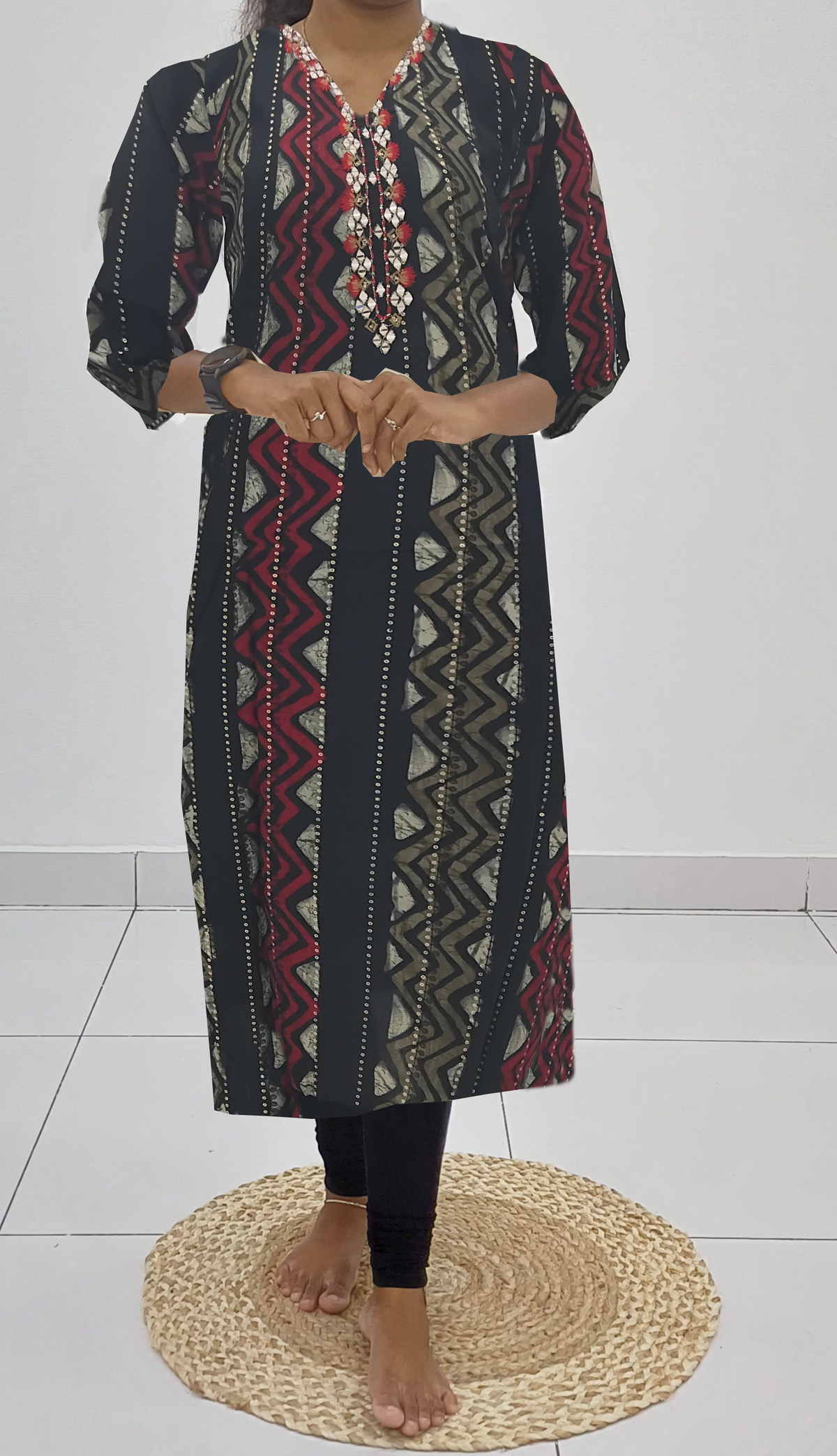 New Introducing Rayon Stylish Kurthi's | Updated Collection for Trendy Design's| Collar Model |High Quality Rayon Kurthi's for Stylish Women's (SNGVI)