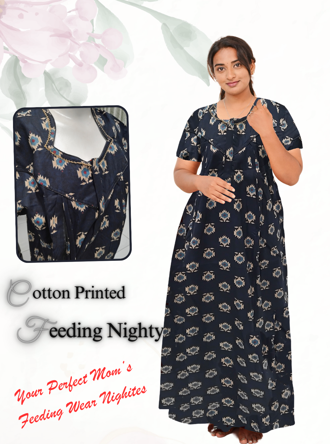 Premium Cotton Frock Model Nighties