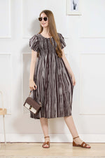 New Stylish Alpine Smocking Maxi Frock Model Nightgown for trendy Women's & Teenage Girl's (ASM)