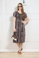 New Stylish Alpine Smocking Maxi Frock Model Nightgown for trendy Women's & Teenage Girl's (ASM)