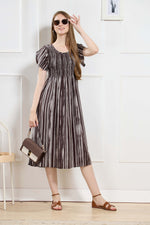 New Stylish Alpine Smocking Maxi Frock Model Nightgown for trendy Women's & Teenage Girl's (ASM)