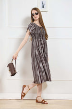 New Stylish Alpine Smocking Maxi Frock Model Nightgown for trendy Women's & Teenage Girl's (ASM)