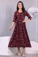 Fresh Arrivals Alpine KURTI Style | Beautiful Stylish KURTI Model | Fresh Collection's for Stylish Women's (MKA(3/4)