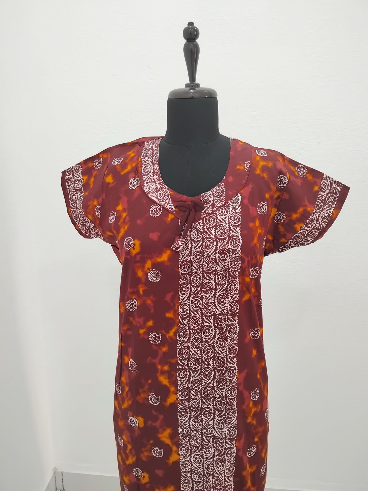 MANGAI Daily Wear Casual Comfort Fit Cotton Printed Nighties | Zipless Closed Model |Summer Arrival's for Trendy Women's (VNM)