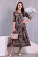 Fresh Arrivals Alpine KURTI Style | Beautiful Stylish KURTI Model | Long Sleeve |Fresh Collection's for Stylish Women's (MKA- 3/4)