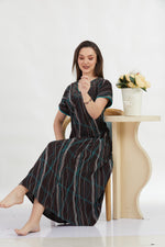 New Alpine Embroidery Nighties | Zip Less Model | Soft Alpine | Comfort Nighties for Stylish Women (CPL)