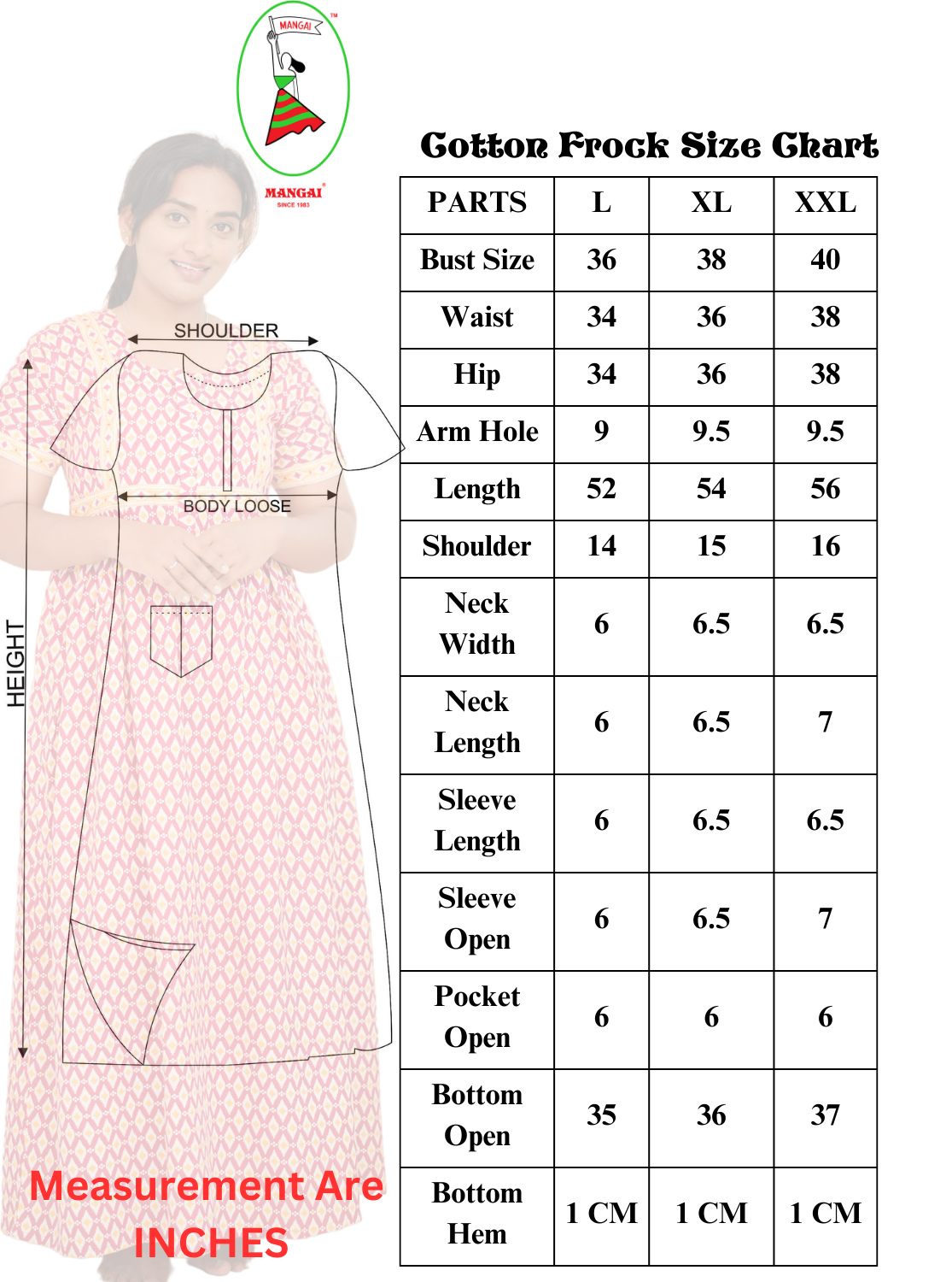 Cotton Frock Model Nighties | Nighties Online | Mangai– Mangai Nighties