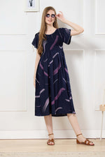 New Stylish Alpine Smocking Maxi Frock Model Nightgown for trendy Women's & Teenage Girl's (ASM)