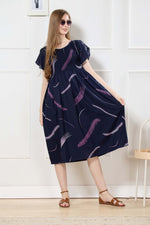 New Stylish Alpine Smocking Maxi Frock Model Nightgown for trendy Women's & Teenage Girl's (ASM)