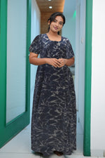MANGAI Daily Wear Casual Comfort Fit Cotton Printed Nighties | Zipless Closed Model |Summer Arrival's for Trendy Women's (VNM)