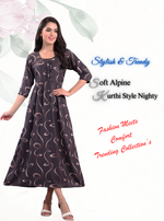 Fresh Arrivals Alpine KURTI Style | Beautiful Stylish KURTI Model | Fresh Collection's for Stylish Women's (MKA(3/4)