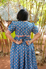 New Mangai Cotton Feeding MAXI Soft & Smooth Cotton | Invisible Vertical Feeding Zipper | Side Pockets | Back Adjustable Tie Rope |Casual & Maternity Wear (JFM)