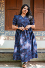 New Mangai Cotton Feeding MAXI Soft & Smooth Cotton | Invisible Vertical Feeding Zipper | Side Pockets | Back Adjustable Tie Rope |Casual & Maternity Wear (JFM)