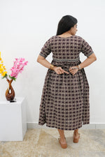 New Mangai Cotton Feeding MAXI Soft & Smooth Cotton | Invisible Vertical Feeding Zipper | Side Pockets | Back Adjustable Tie Rope |Casual & Maternity Wear (JFM)