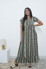 MANGAI Rayon Frock Nighties | Front Open Lengthy Zipper Comforts Feeding | Fancy Double Layered Sleeve's | Post & Pre Pregnancy's and Casual Wear | Side Pocket |Versatile Rayon Frock Night Gown's for Stylish Women's (RPW)