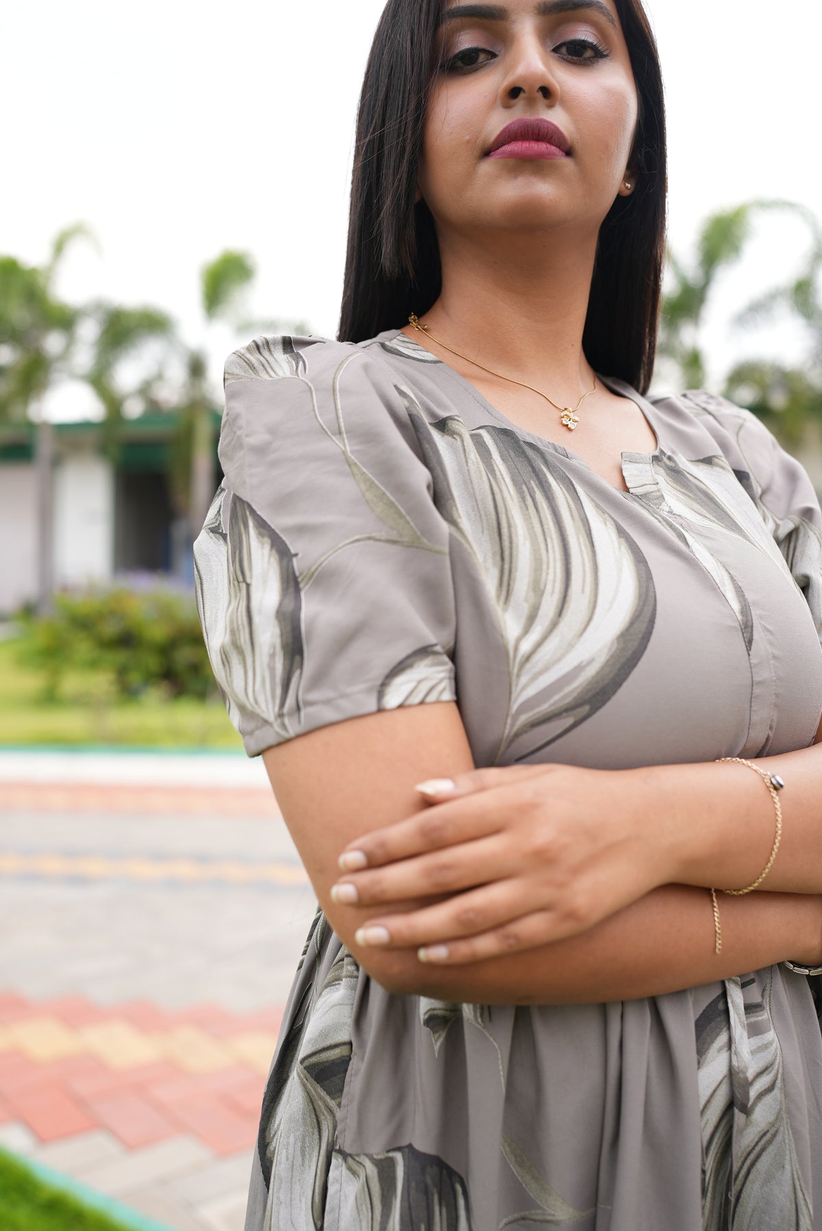 Stylish Arrivals Rayon Gathering Frock Model Night Gown's | Front Adjustable Gathering Style Rope | Puff Sleeve | Trending Collection's for Stylish Women's (FKG)