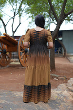 Stylish Arrivals Rayon Gathering Frock Model Night Gown's | Front Adjustable Gathering Style Rope | Puff Sleeve | Trending Collection's for Stylish Women's (FKG)