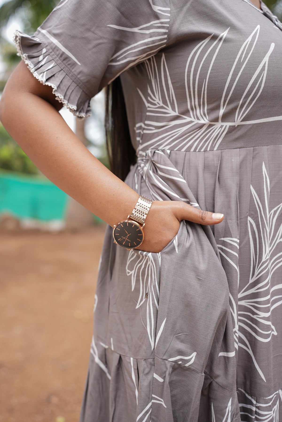 Mangai 3 Layer Flared Frock Model Nighties Soft and Smooth Premium Quality Rayon Material , Fancy Frilled Sleeve, Side Pocket , Back tie Rope , Stylish Collection's for Trendy Women's (MRK)