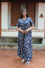 Mangai 3 Layer Flared Frock Model Nighties Soft and Smooth Premium Quality Rayon Material , Fancy Frilled Sleeve, Side Pocket , Back tie Rope , Stylish Collection's for Trendy Women's (MRK)